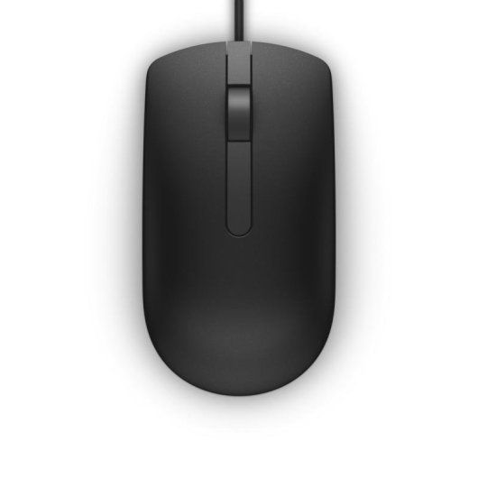 Ratón Dell MS116 con cable 1000 DPI negro ambidiestro básico