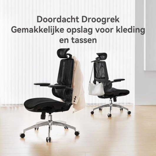 Bürostuhl Ergonomisch Sihoo M59as - 3D-Verstellbare Armlehnen und Kippbar