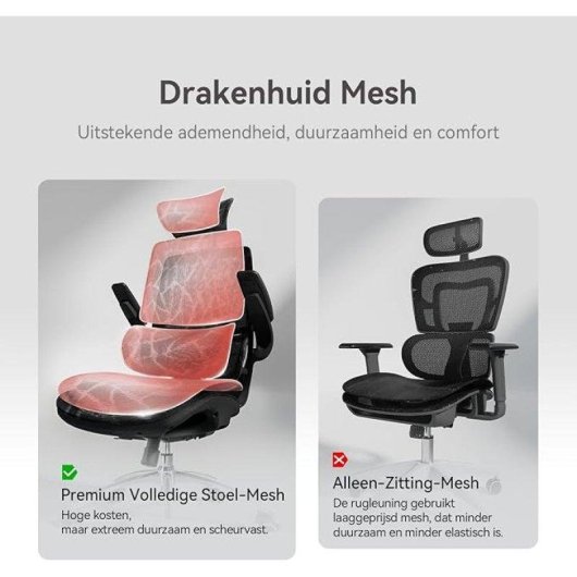 Bürostuhl Ergonomisch Sihoo M59as - 3D-Verstellbare Armlehnen und Kippbar