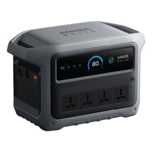 Estação de energia Anker Solix C1000X Gen 2 1024Wh 4 portas AC e 4 USB Bateria Li-ion Tela LCD Carregador solar