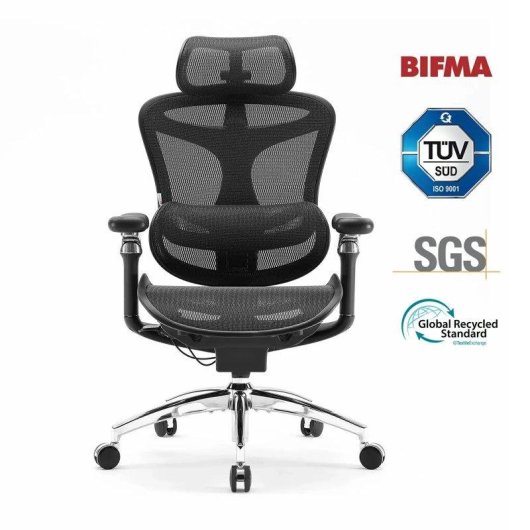 Bürostuhl Ergonomisch Sihoo Doro C300 Pro mit 6D-Armlehnen und Dynamischem Lendenwirbelsäulenstütze