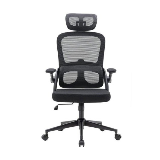 Bürostuhl Sihoo M102c Schwarz - Höhenverstellbar, Lendenwirbelstütze, Armlehnen Klappbar