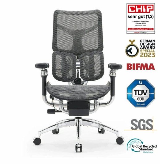 Sihoo Doro S300 Ergonomischer Burostuhl - 6D-Armlehnen - Systeme fur Lendenwirbelstutz und Aufhangung