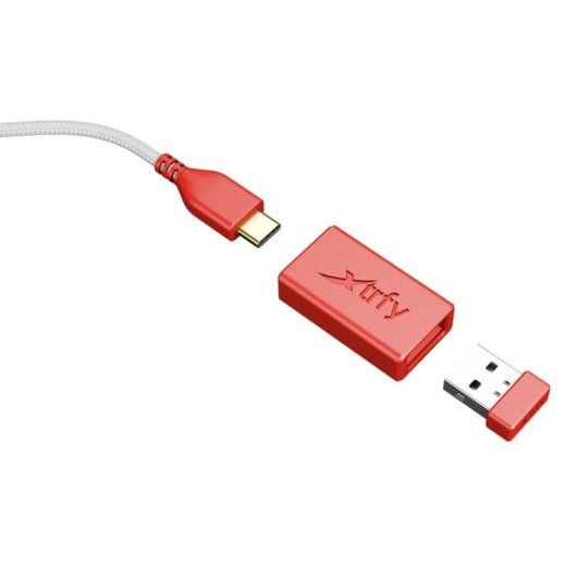 Ratón CHERRY XTRFY M8 Wireless 26000 DPI Beige Rouge Rechargeable