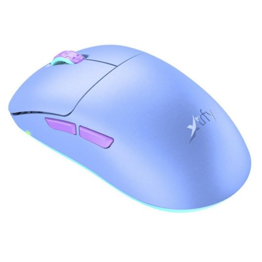 Ratón CHERRY XTRFY M8 Wireless 26000 DPI Púrpura Recargable Gaming