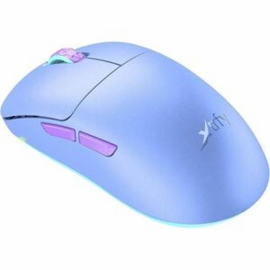 Ratón CHERRY XTRFY M8 Wireless 26000 DPI Púrpura Recargable Gaming