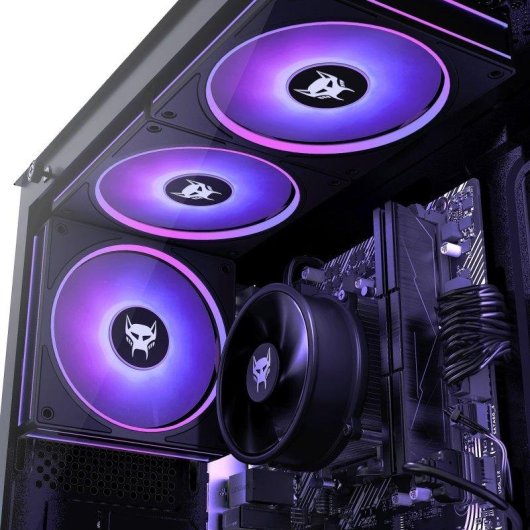 PC Sobremesa BEASTCOM Q3 Essential Gaming AMD Ryzen 5 16GB 512GB SSD Vega 11 Windows 11 Pro RGB