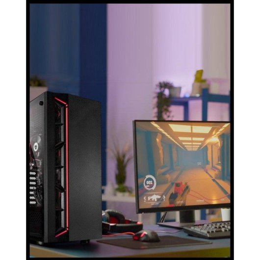 Desktop-PC BEASTCOM Q3 AMD Ryzen 3 8GB 256GB SSD Vega 8 Windows 11 24" LED