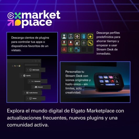Bundle Corsair K70 CORE Teclado Mecánico Gaming RGB Switch MLX Red Negro + Elgato Stream Deck Neo