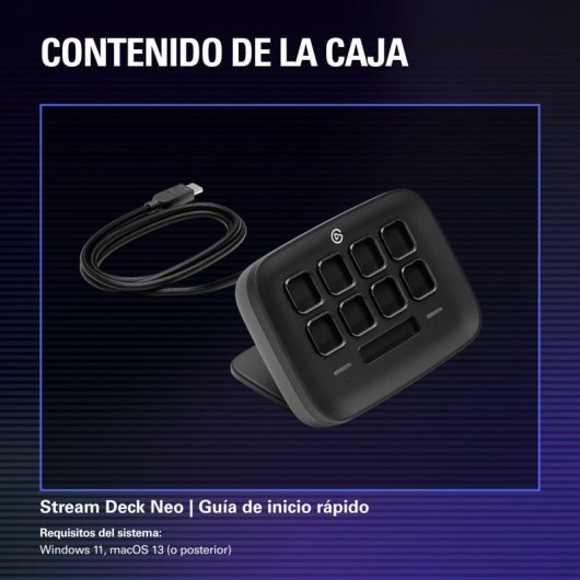 Bundle Corsair K70 CORE Teclado Mecánico Gaming RGB Switch MLX Red Negro + Elgato Stream Deck Neo