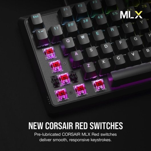 Bundle Corsair K70 CORE Teclado Mecánico Gaming RGB Switch MLX Red Negro + Elgato Stream Deck Neo