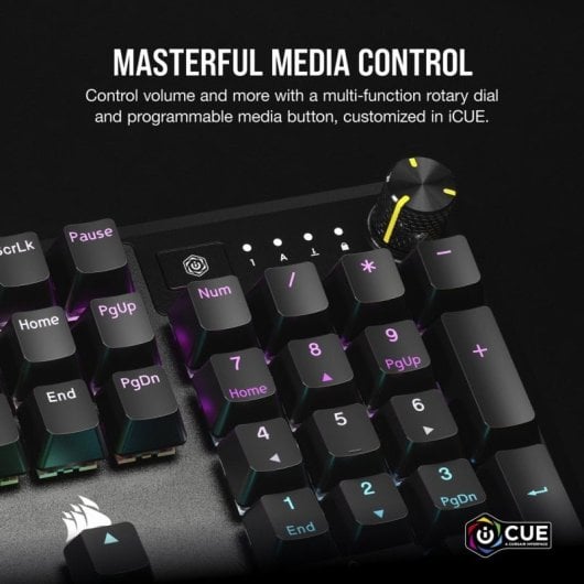 Bundle Corsair K70 CORE Teclado Mecánico Gaming RGB Switch MLX Red Negro + Elgato Stream Deck Neo