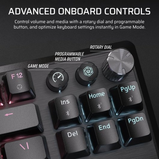 Bundle Corsair K70 CORE TKL Teclado Mecánico Gaming Inalámbrico RGB + Elgato Stream Deck MK.2