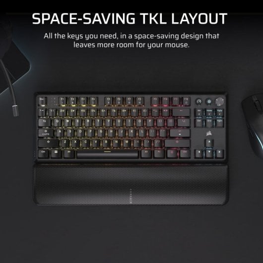 Bundle Corsair K70 CORE TKL Teclado Mecánico Gaming Inalámbrico RGB + Elgato Stream Deck MK.2
