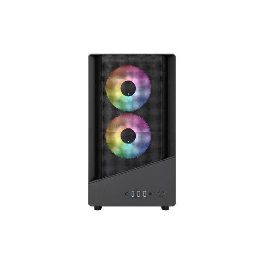 Carcasa VIDA SPIRE M Micro Torre Negra Gaming ATX/mATX/ITX