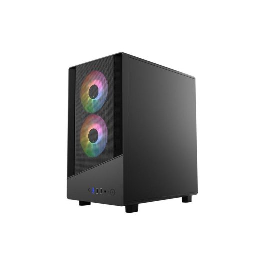 Carcasa VIDA SPIRE M Micro Torre Negra Gaming ATX/mATX/ITX