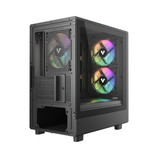 Carcasa VIDA SPIRE M Micro Torre Negra Gaming ATX/mATX/ITX