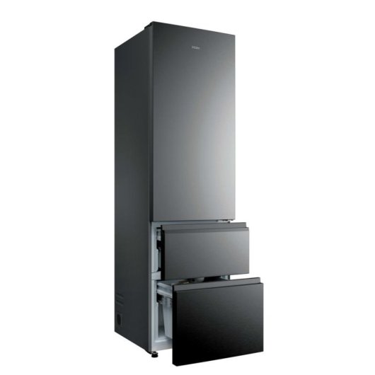Frigorífico Combi Haier HTR3620ANMP No Frost 205 cm 414 L A Acero inoxidable