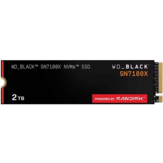Disco Duro SanDisk WD Black SN7100X 2TB M.2 SSD PCIe NVMe 7250MB/s