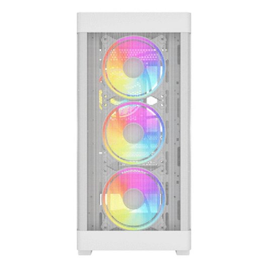Carcasse PC VIDA Zephyr V2 Micro ATX Verre Trempé Blanc