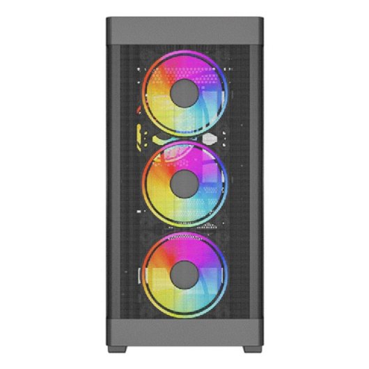 Carcasa VIDA Zephyr V2 Torre micro ATX Negro Vidrio Templado