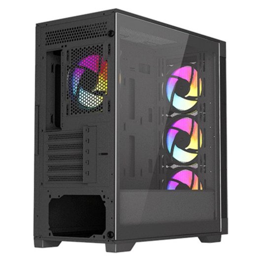 Carcasa VIDA Zephyr V2 Torre micro ATX Negro Vidrio Templado