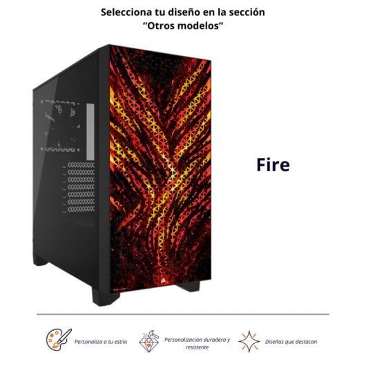 Corsair 3000D AIRFLOW Cristal Templado USB 3.0 Negra Sand Edition By PcCom