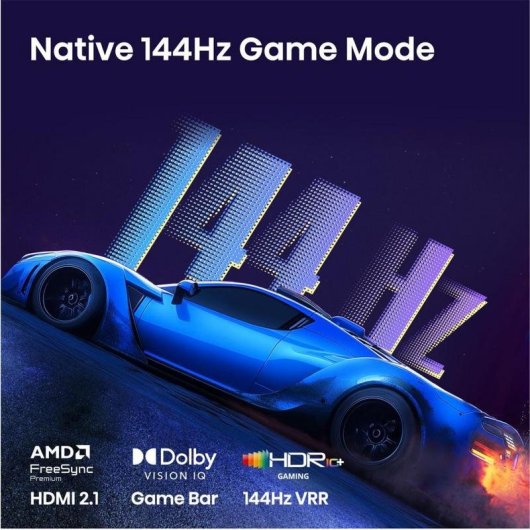 TV Hisense QLED 43Q7S PRO 43" 4K UltraHD 144Hz Smart TV VIDAA HDR10+ Dolby Atmos