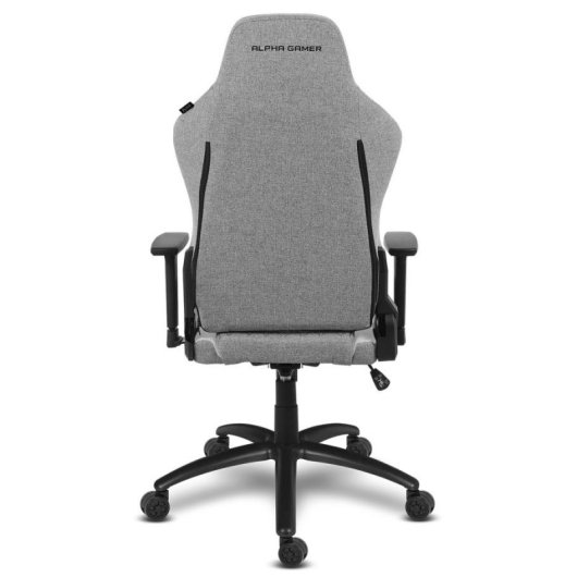 Silla para videojuegos Alpha Gamer Gaia V2 150 kg Asiento y respaldo acolchado Gris