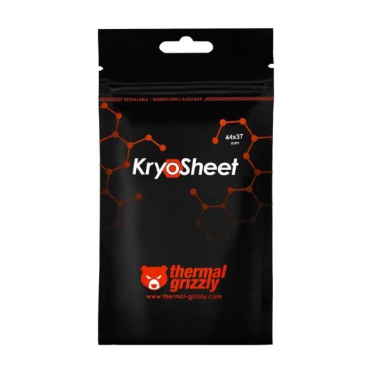 Parche térmico Thermal Grizzly KryoSheet Grafeno 44 x 37 mm