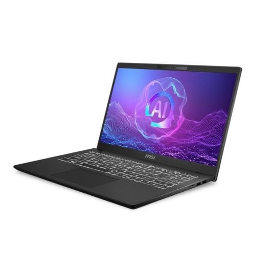 Portátil MSI Modern 15 H AI C2HMG-285IT 15.6" Intel Core Ultra 9 285H 32GB 1TB SSD Intel Arc 140T Windows 11