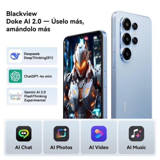 Blackview Wave 10C 4G 4GB 128GB 6.88" Blu