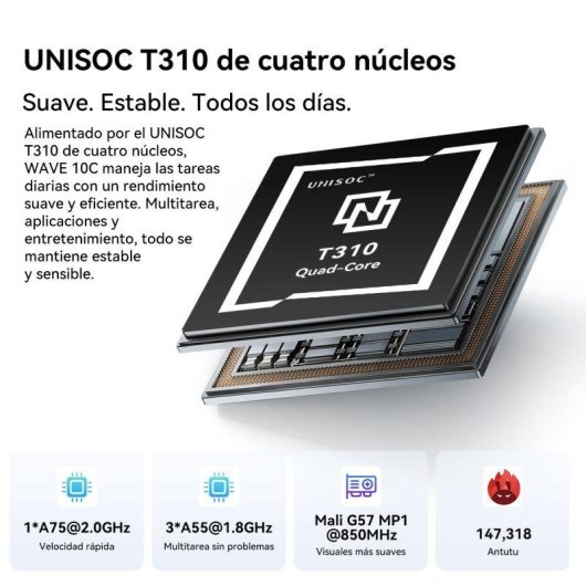 Blackview Wave 10C 4G 4GB 128GB 6.88" Blu