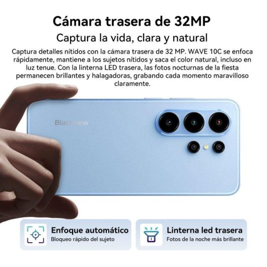 Blackview Wave 10C 4G 4GB 128GB 6.88" Blu