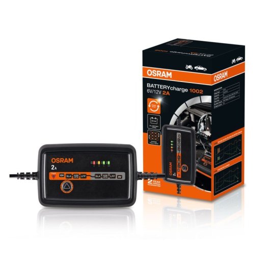 Cargador De Batería Inteligente Osram Batterycharge 1002