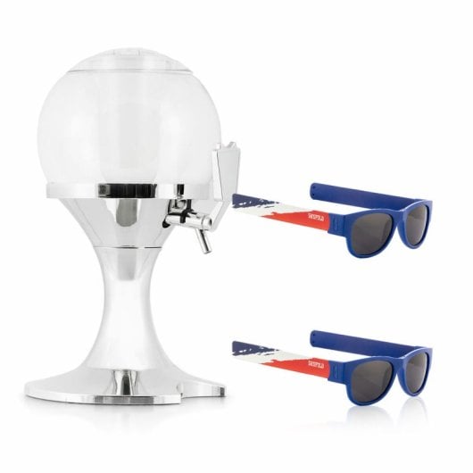 Dispensador de Cerveja InnovaGoods Ball 3,5L com 2 Óculos Sunfold France