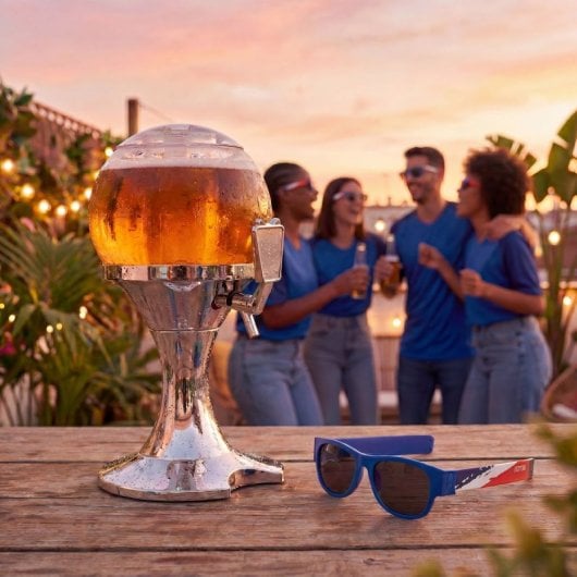 Dispensador de Cerveja InnovaGoods Ball 3,5L com 2 Óculos Sunfold France