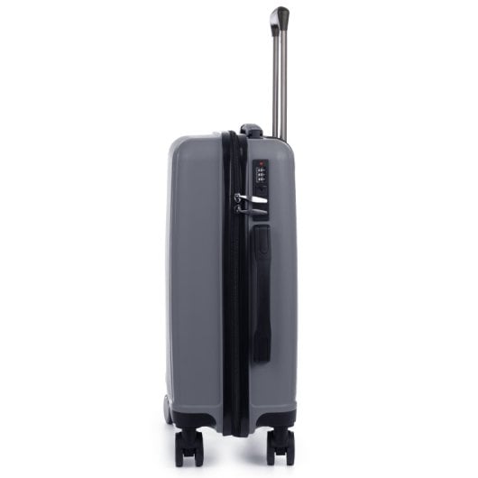 Juego De 3 Maletas Trolley, En Material Ligero Pp Resistente A La Rotura. Cerradura Tsa Numérica, 4 Ruedas Dobles Giratorias 360°.