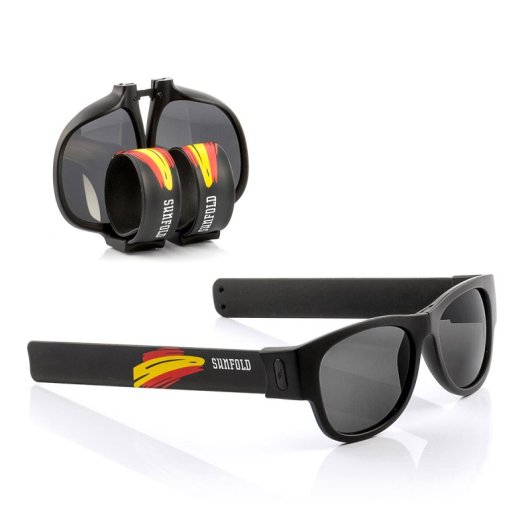 Pack Dispensador De Cerveza/bebidas Refrigerante Innovagoods Ball Y 2 Gafas De Sol Enrollables Sunfold Spain Black
