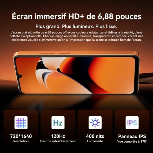 Blackview Wave 10 4G 8GB Blu 6.88" 128GB batteria lunga durata