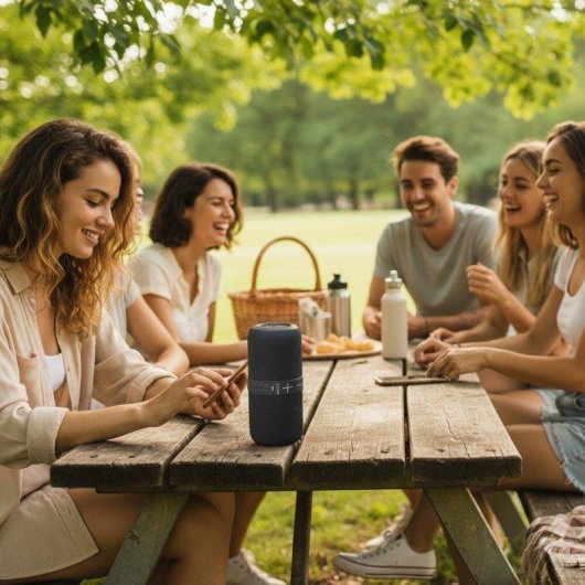 Altavoces Prixton Portátil Inalámbrico 30W con micrófono y batería 6h