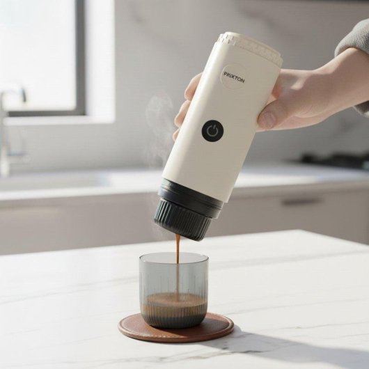 Cafetera Espresso Prixton Roma 80 W 19 bares Doble compatibilidad con cápsulas y molido