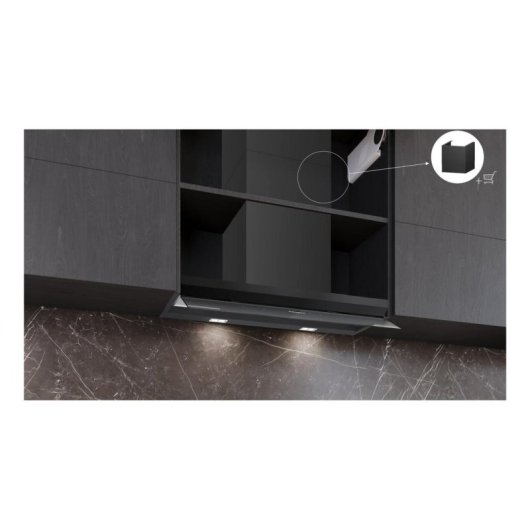 Campana extractora Siemens iQ700 LJ88BET60 Canalizado/Recirculación 80cm con control táctil y WiFi
