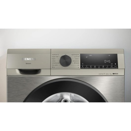 Lavadora Siemens iQ500 WG56G2ZAES Carga Frontal 10 Kg 1600 rpm A Acero con Motor iQdrive