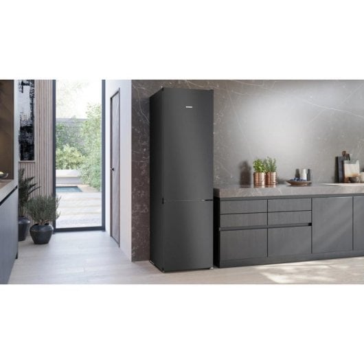 Frigorífico Combi Siemens KG39NVXCG Total No Frost 203cm 363L C Preto Aço inoxidável