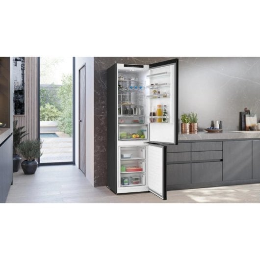 Frigorífico Combi Siemens KG39NVXCG Total No Frost 203cm 363L C Preto Aço inoxidável