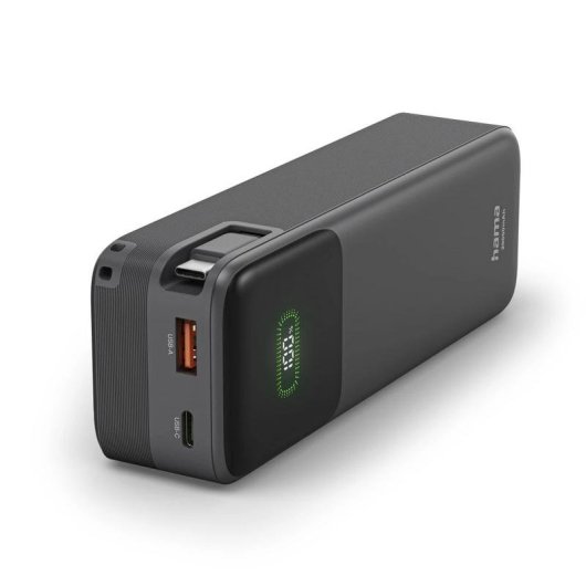 Externe Batterie Hama Roll Up 20 20000 mAh Quick Charge 3.0 Power Delivery 45 W Anthrazit