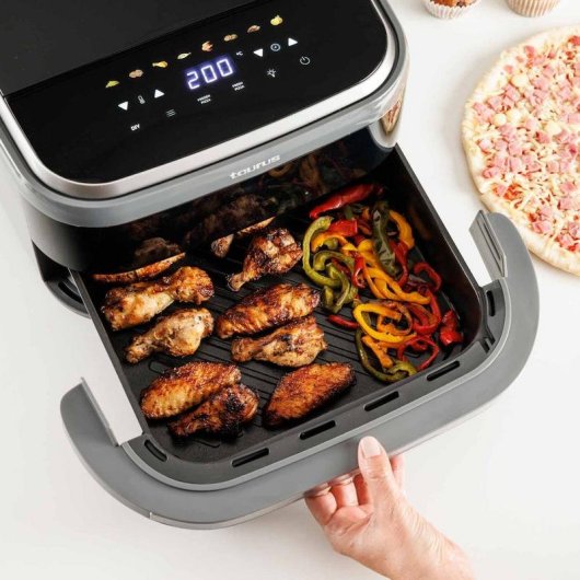 Friteuse Taurus avec Fenêtre 2200 W Double Résistance