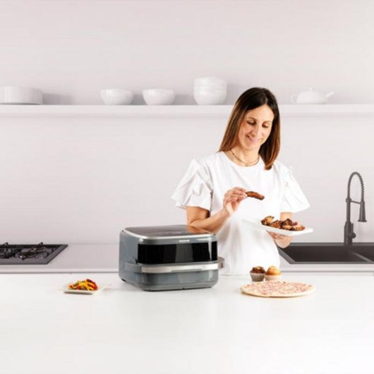 Friteuse Taurus avec Fenêtre 2200 W Double Résistance