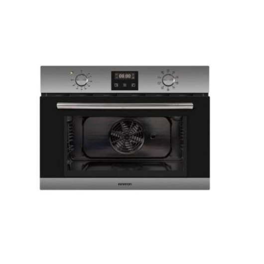 Horno Compacto Infiniton 45L 60cm Pirolítico A Grill Cristal negro y acero inoxidable